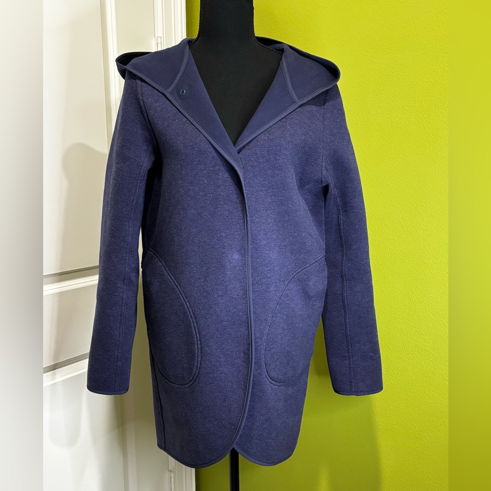 Lululemon City Bound Wrap Hooded Jacket Indigo Size Small
